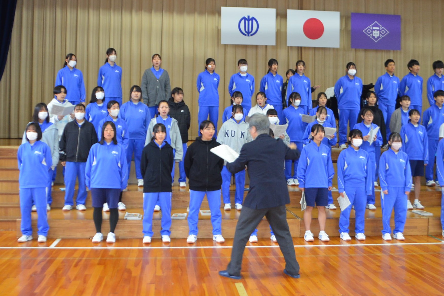 女子の練習の様子