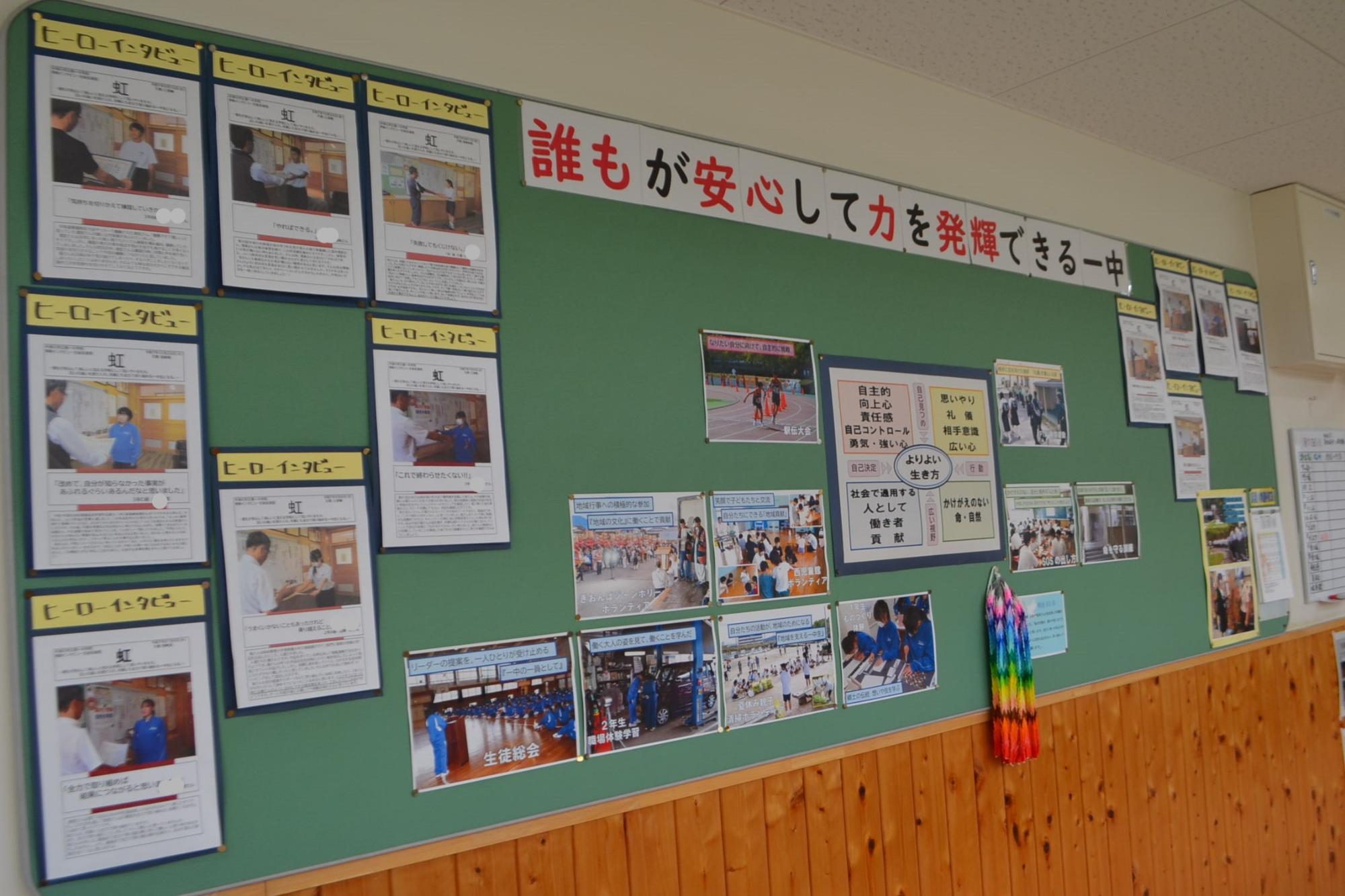 掲示物全体の様子