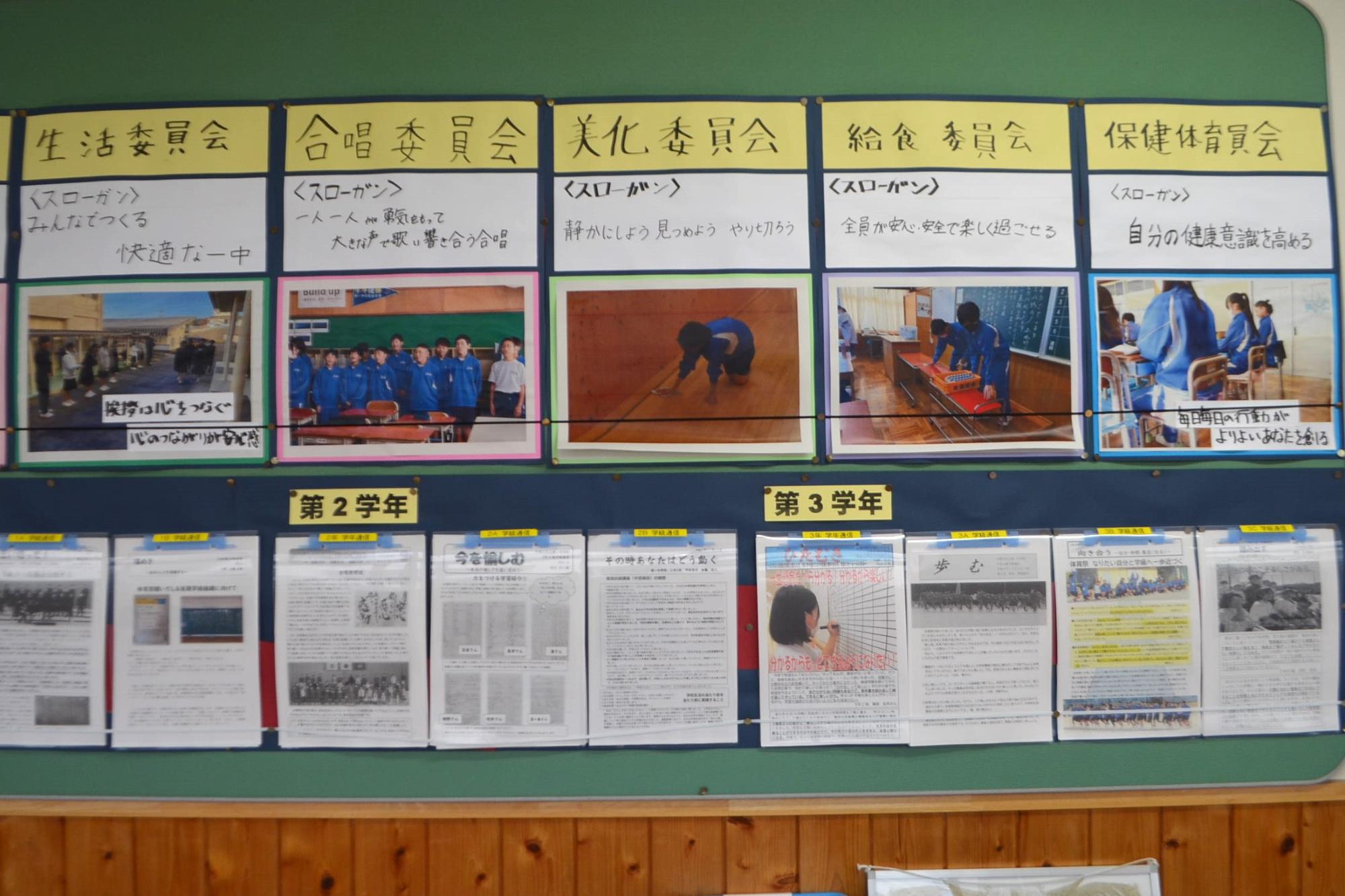 委員会の掲示