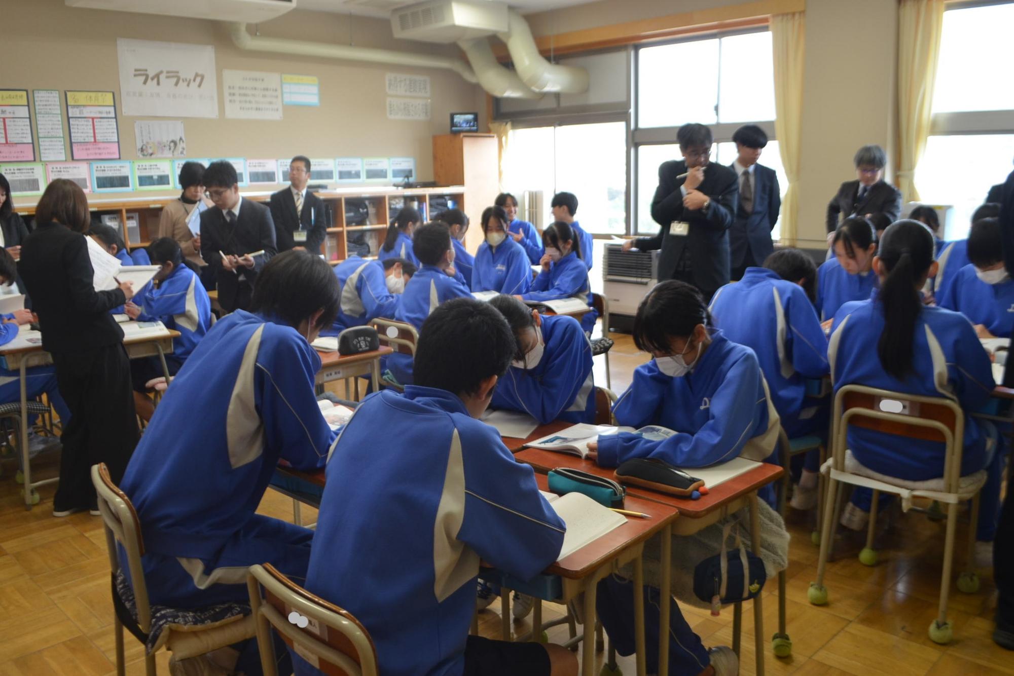 3年生の道徳授業