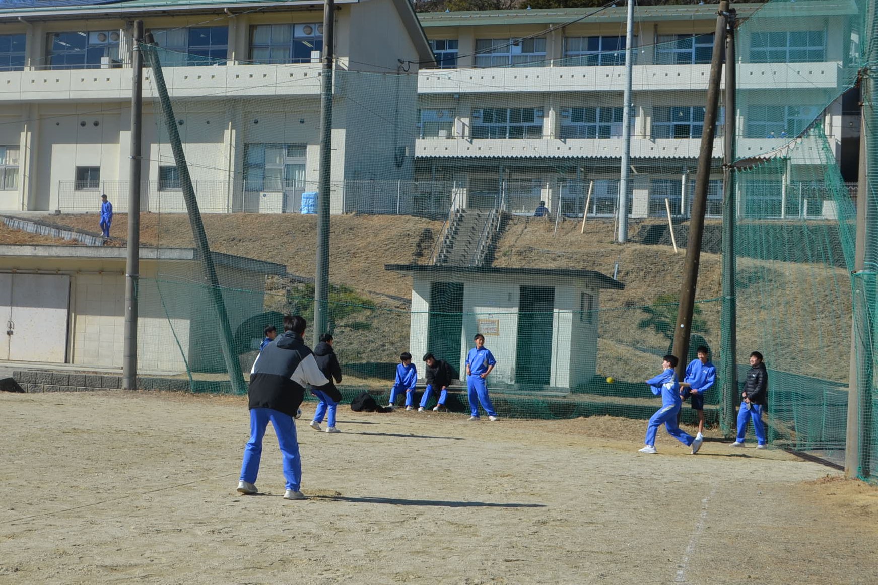 野球を楽しむ3年生
