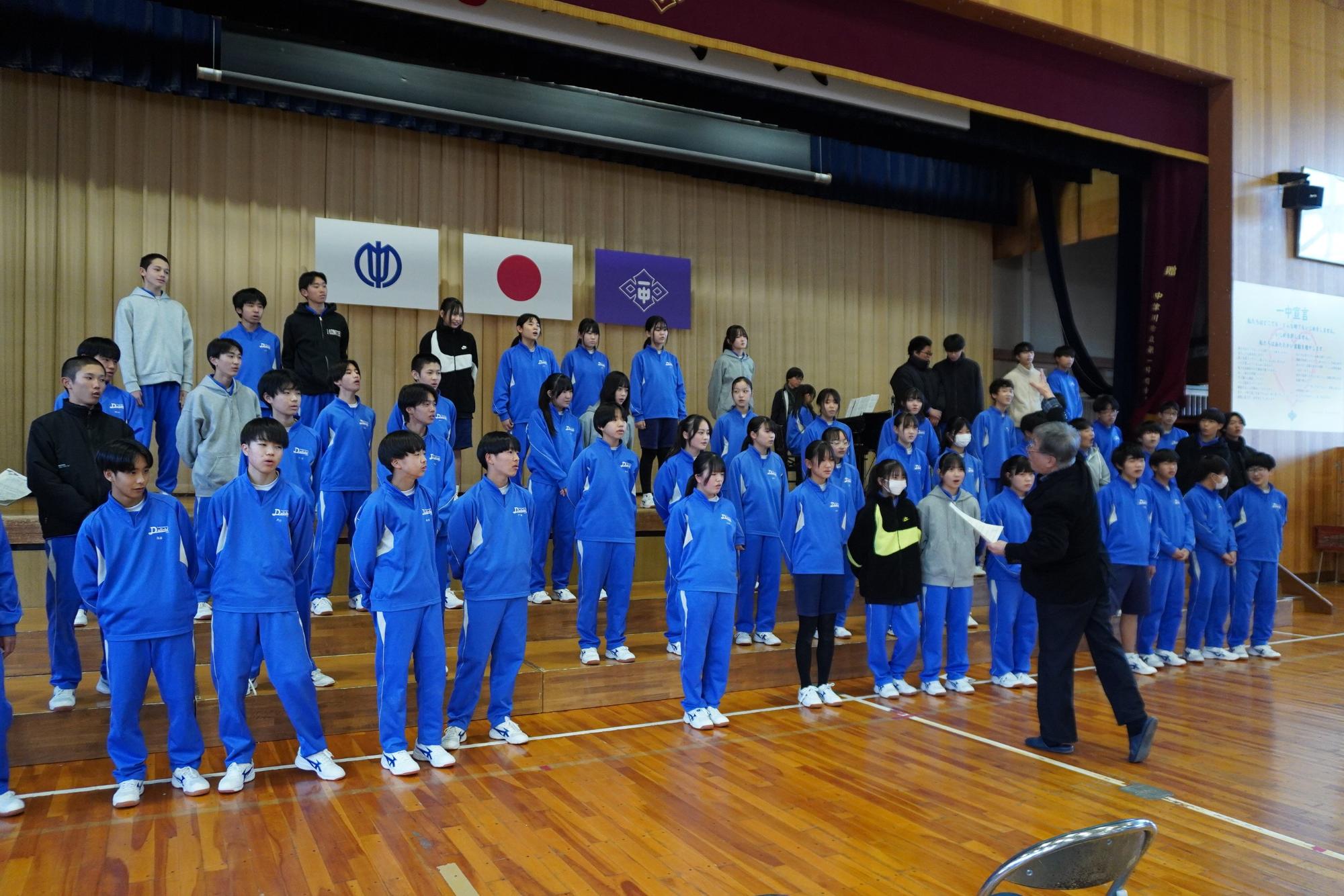 合唱練習の様子