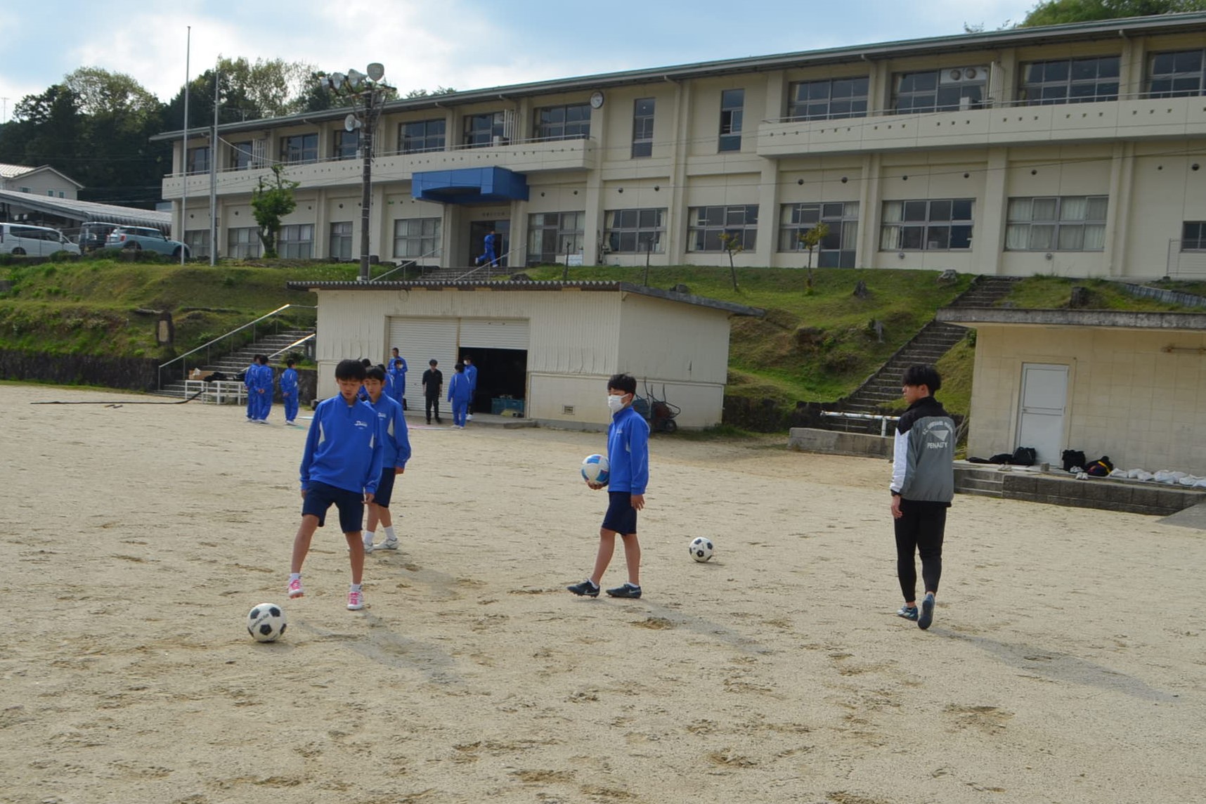 サッカー部の様子