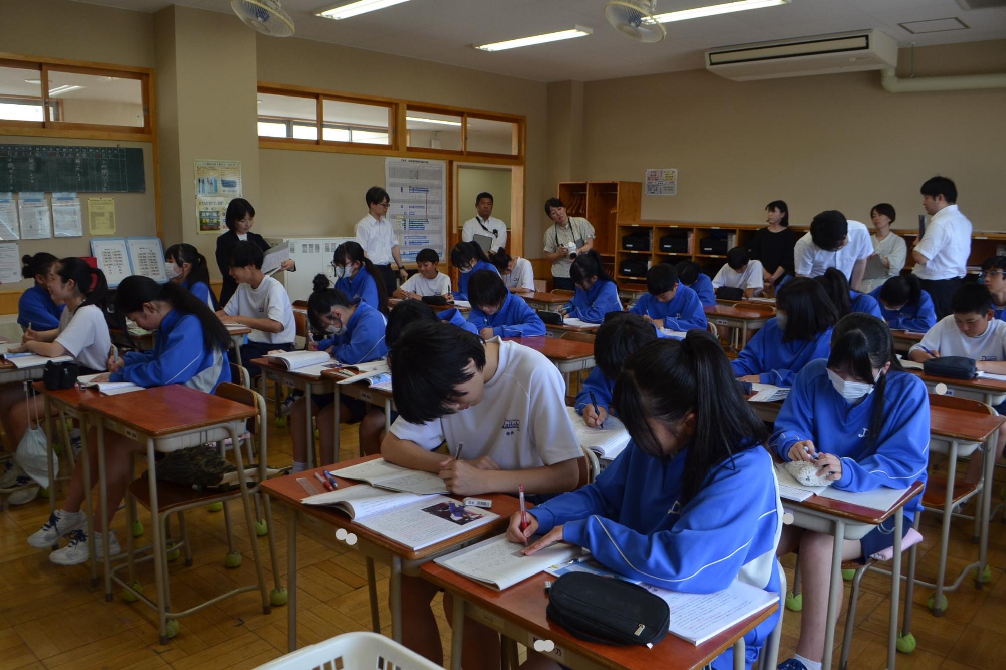 道徳の授業の様子