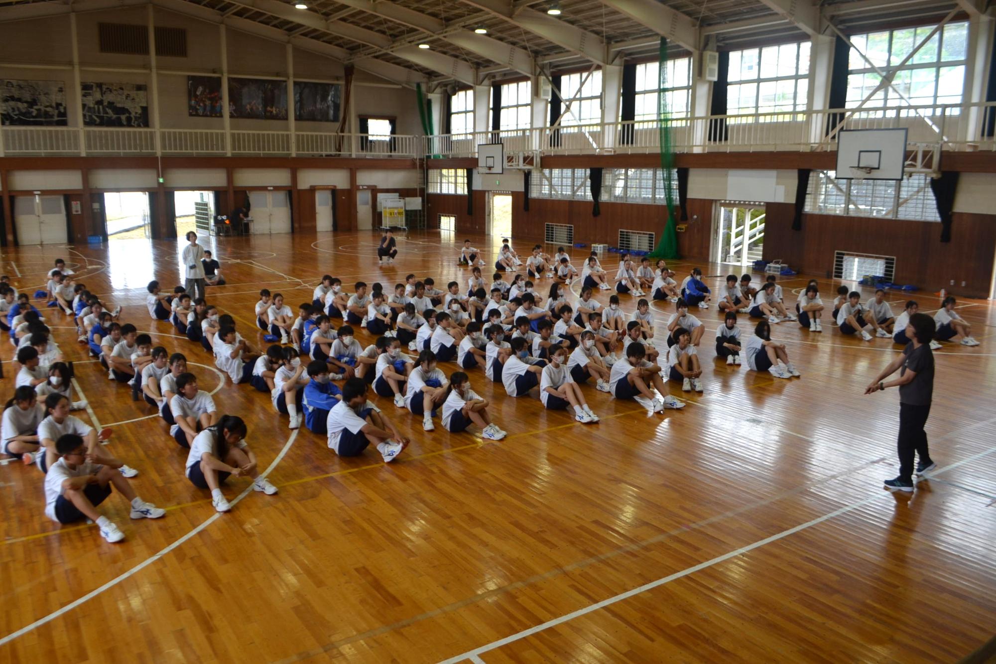 取り組みの振り返りの様子
