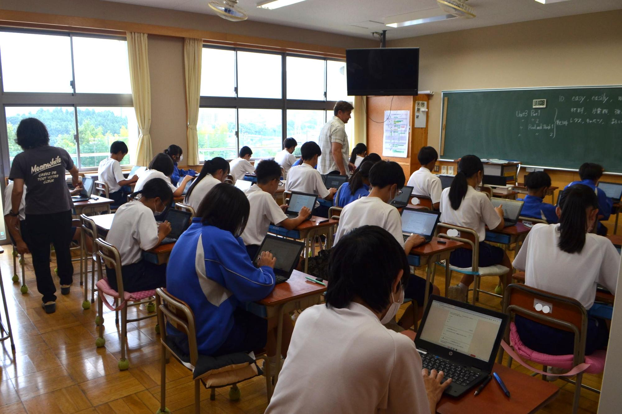 2年生の英語の様子