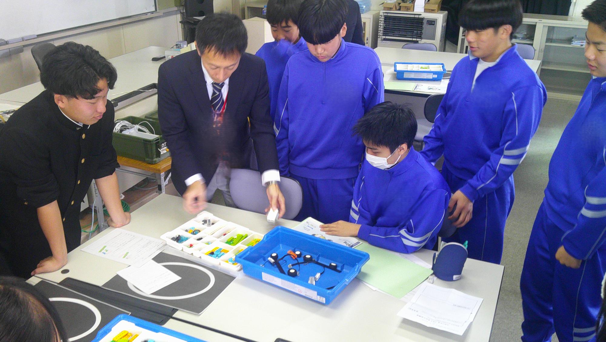 LEGOプログラミングの様子