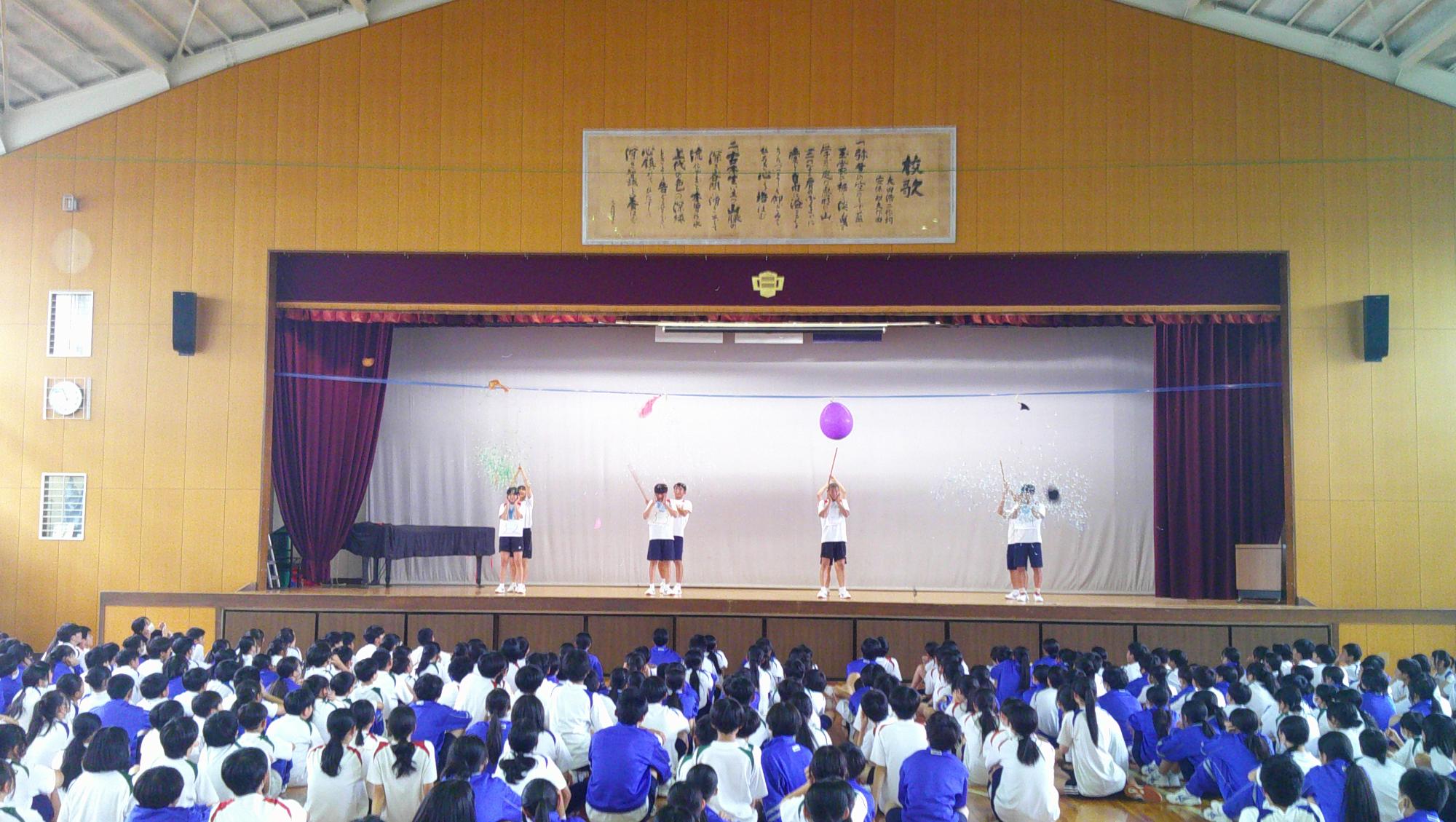 体育大会色決め集会2