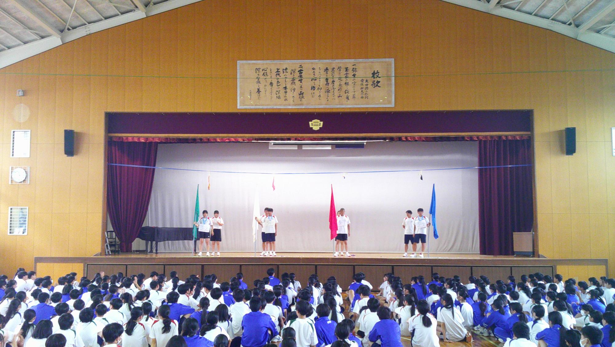 体育大会色決め集会3