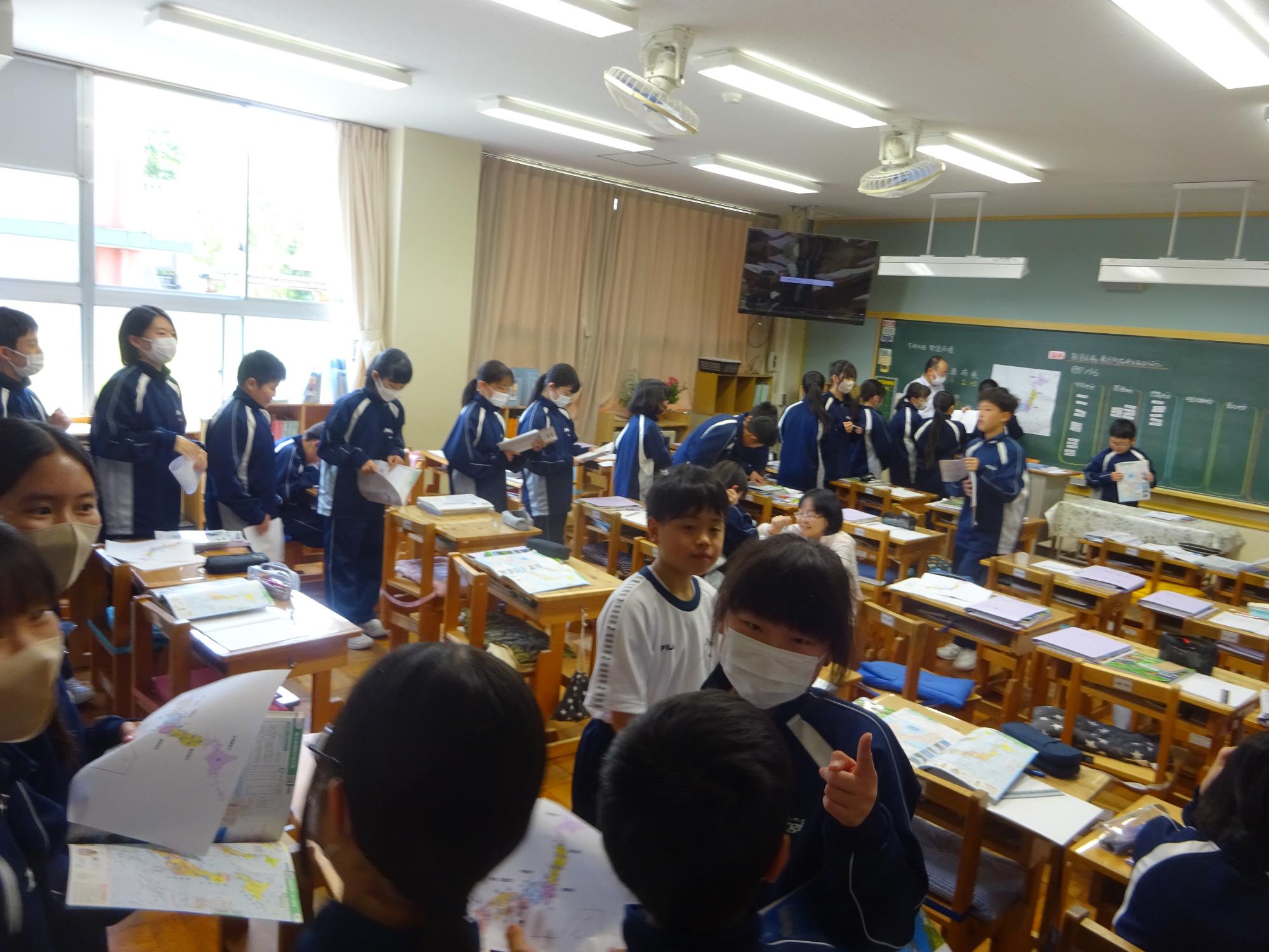 長い列