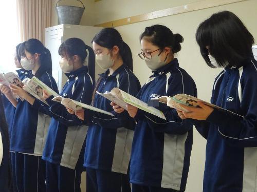 女子のパート練習