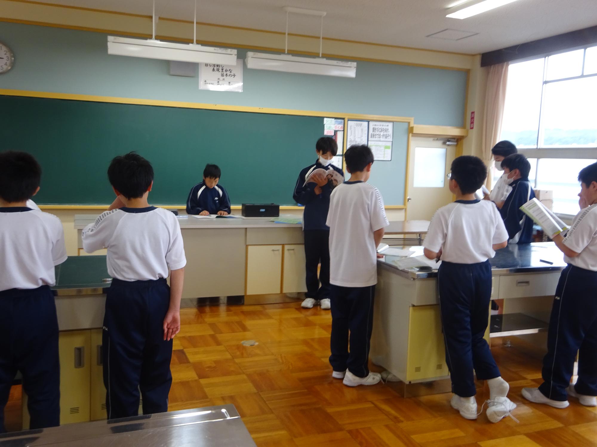 男子のパート練習