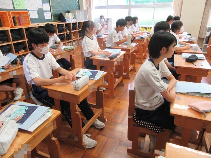 教室での授業の様子