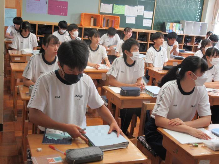 教室での授業の様子