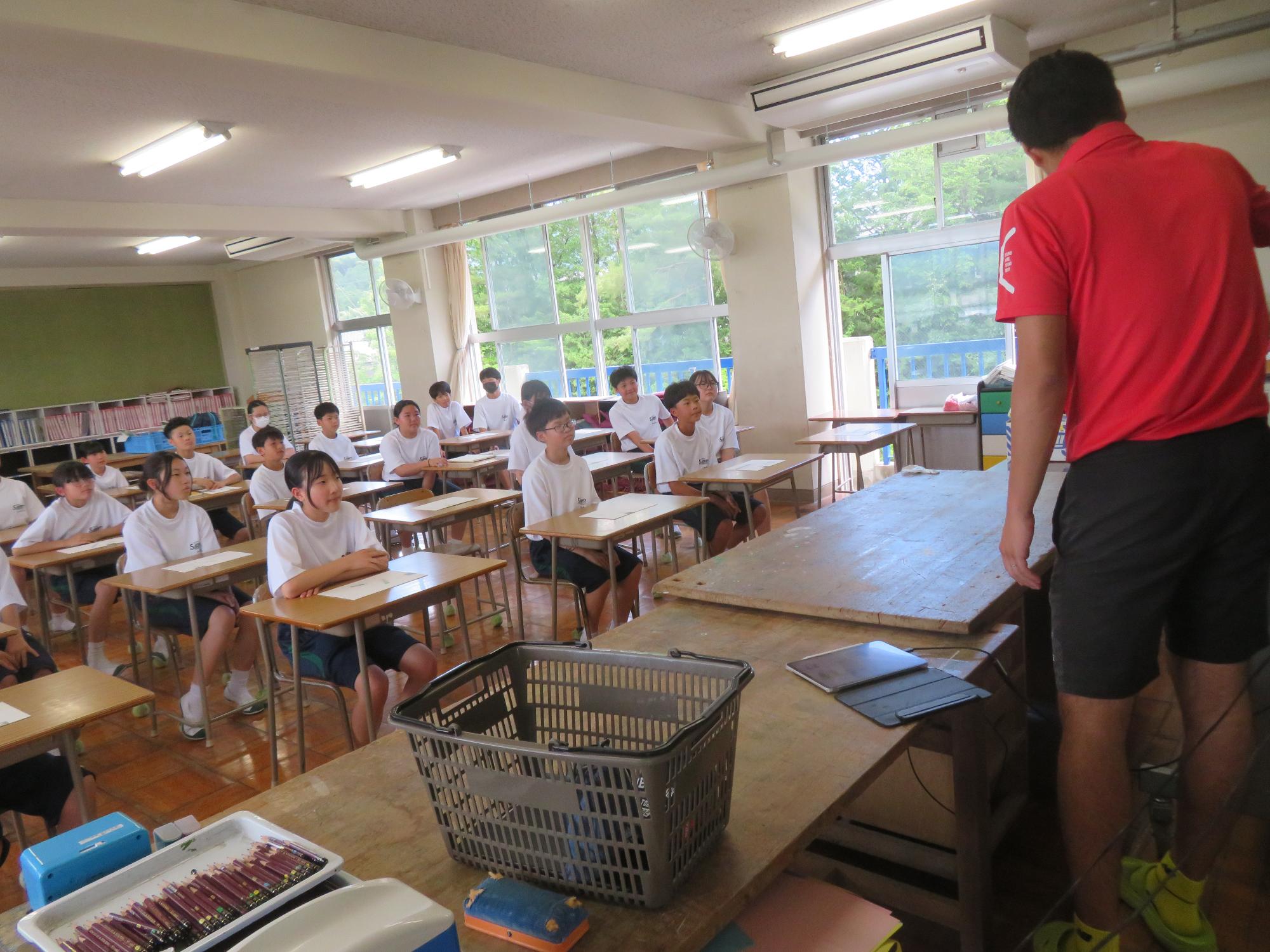6年生の時の先生との再会／中津川市