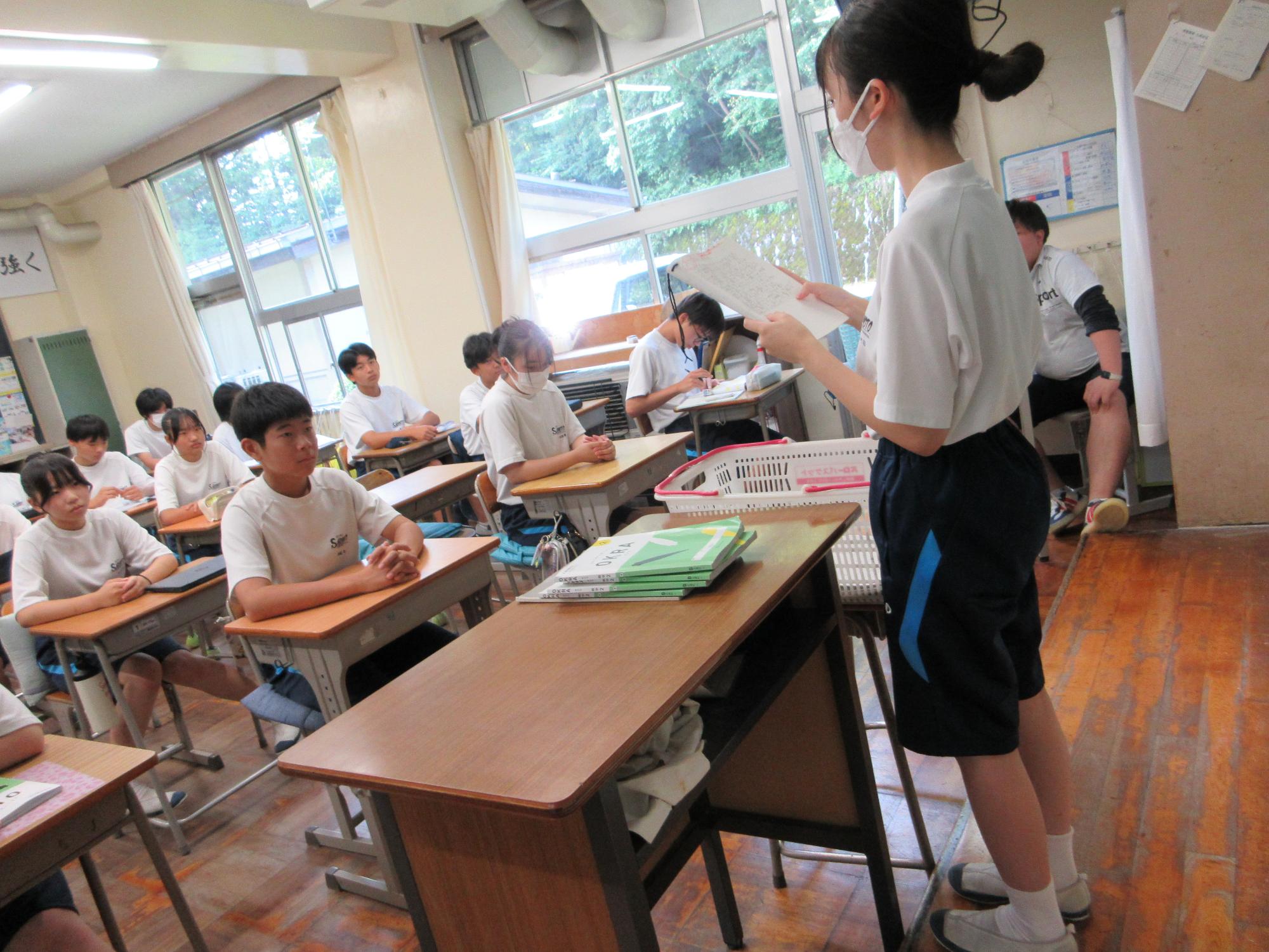 個に迫る授業 夏休み前の授業参観でBRUSH UP!／中津川市