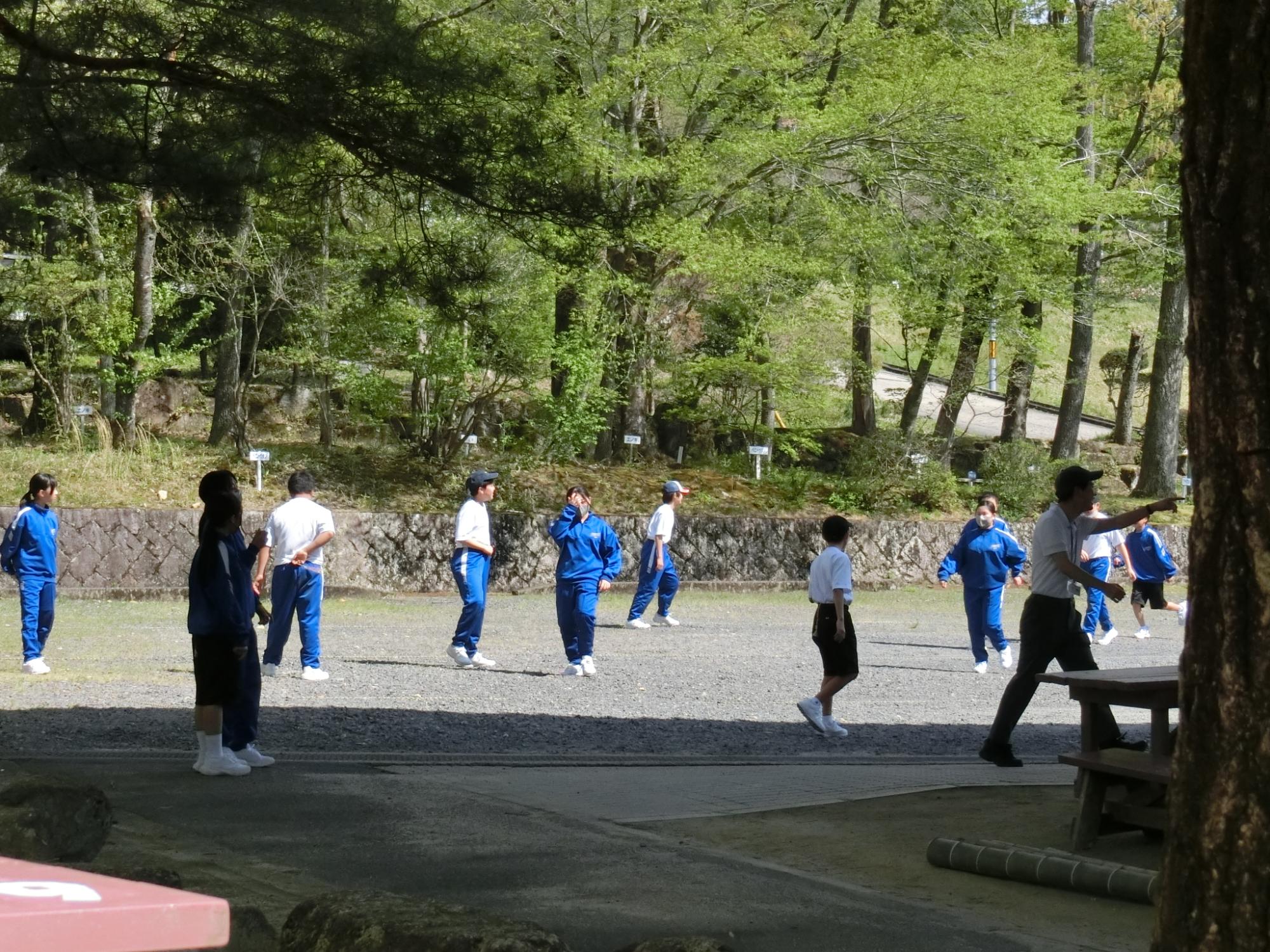 学年レクの様子