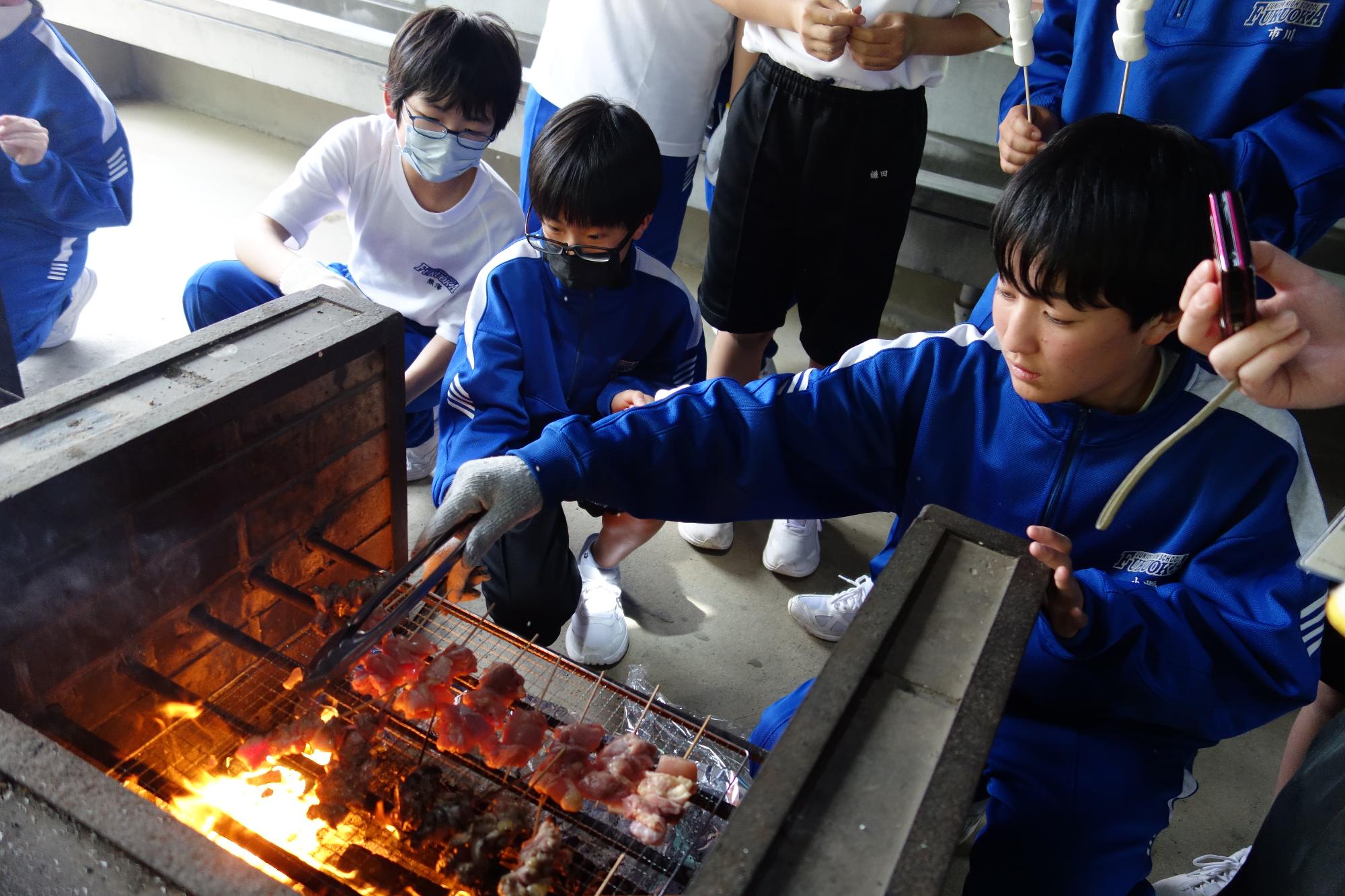 食事準備の様子