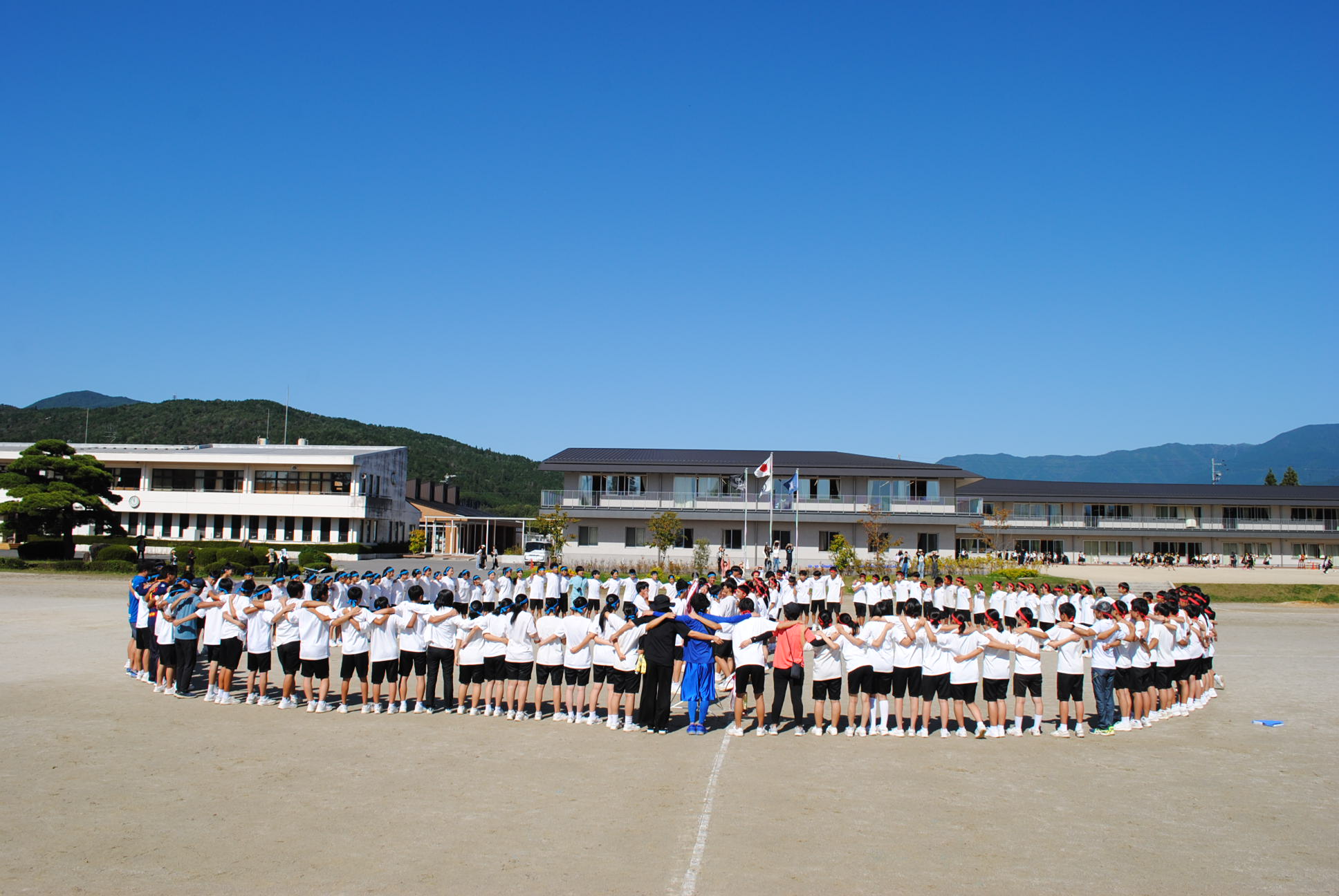 解団式終了後の様子