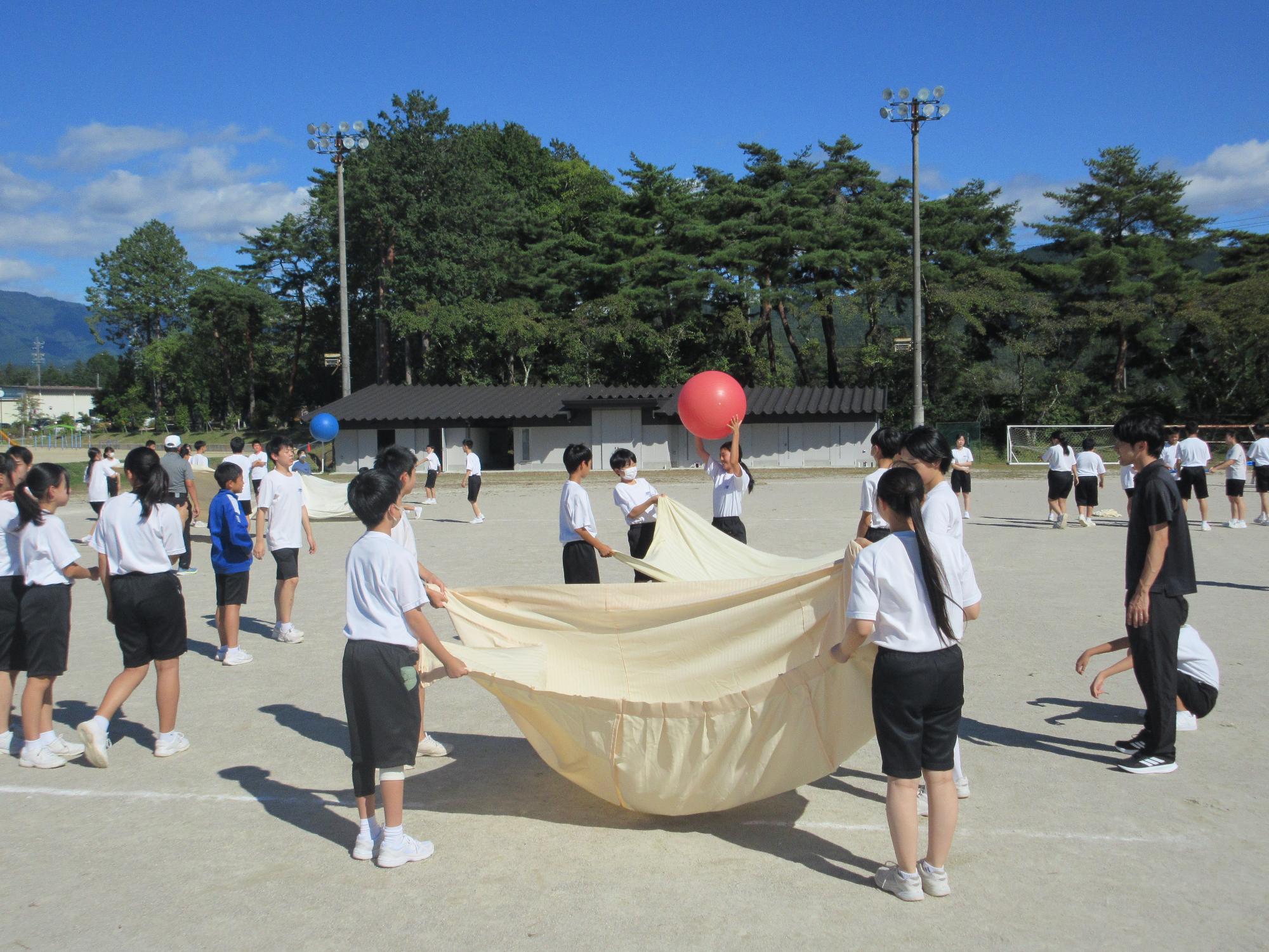 選択種目練習の様子