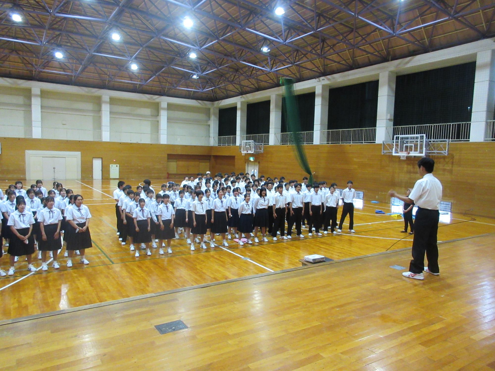 合唱練習の様子