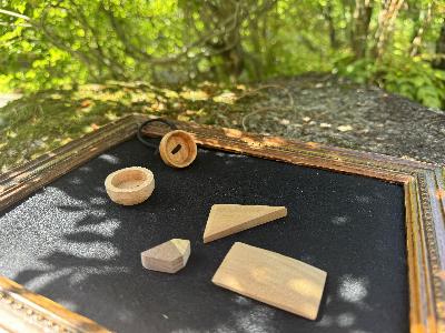 木育イベントアクセサリー作り参考画像