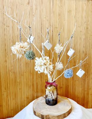 木育ワークショップ ナチュラルツリーデコレーション参考画像