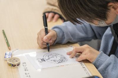 ぷらばんキーホルダー作り昨年の写真