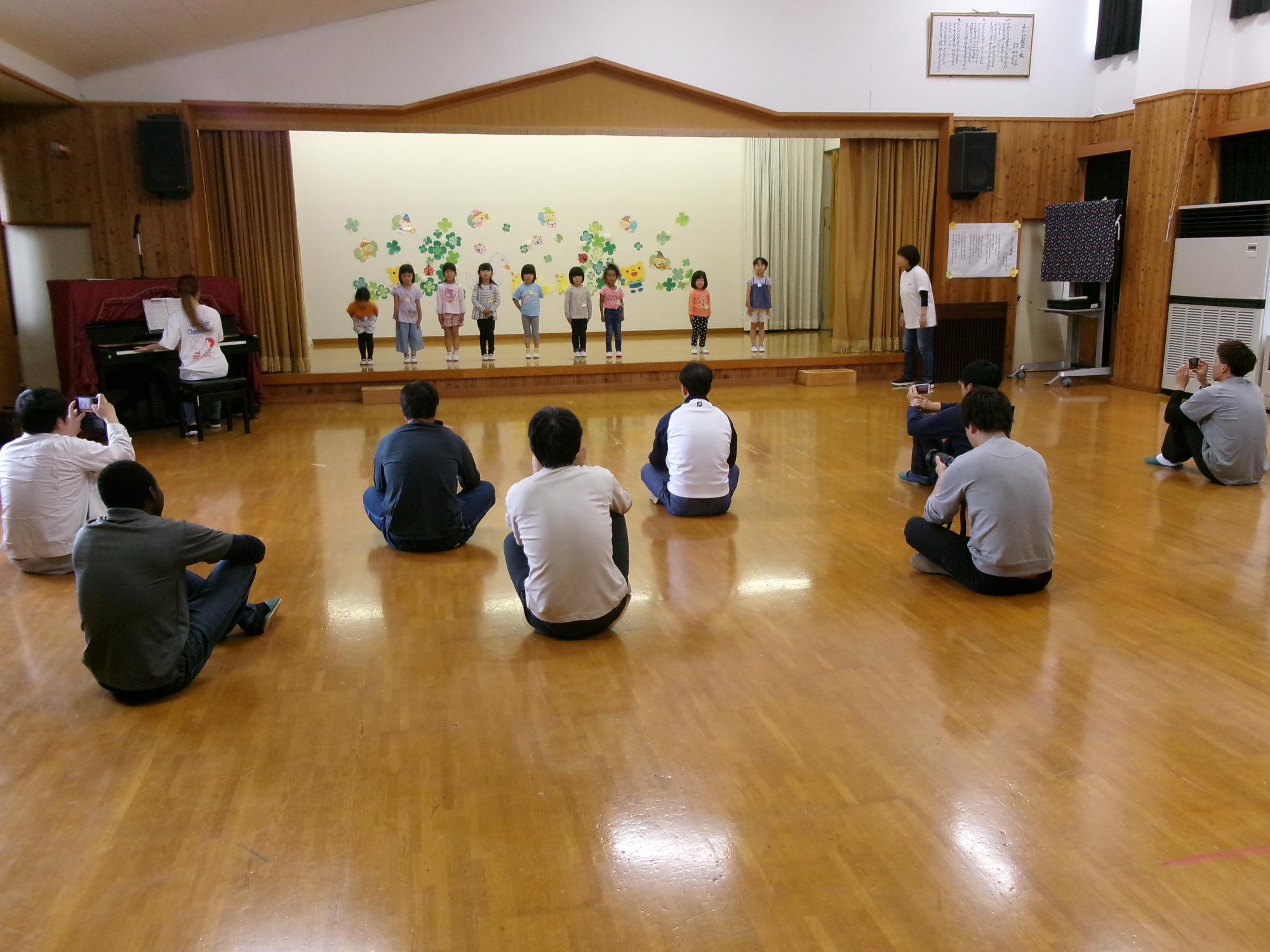日曜参観 子ども発表