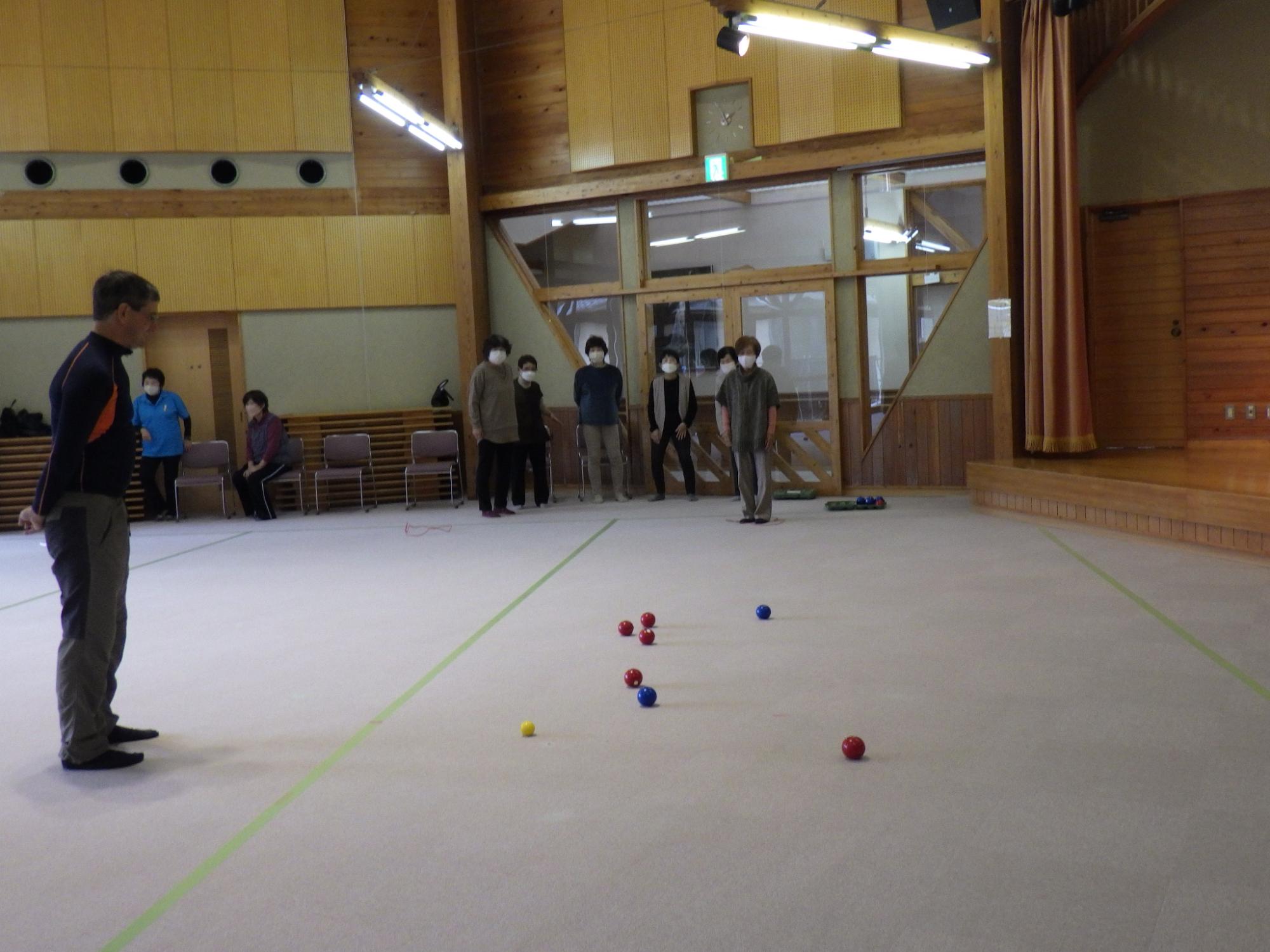 「ペタンク」の様子