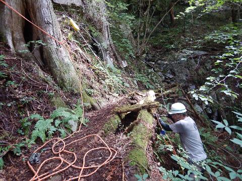 遊歩道の整備写真その1