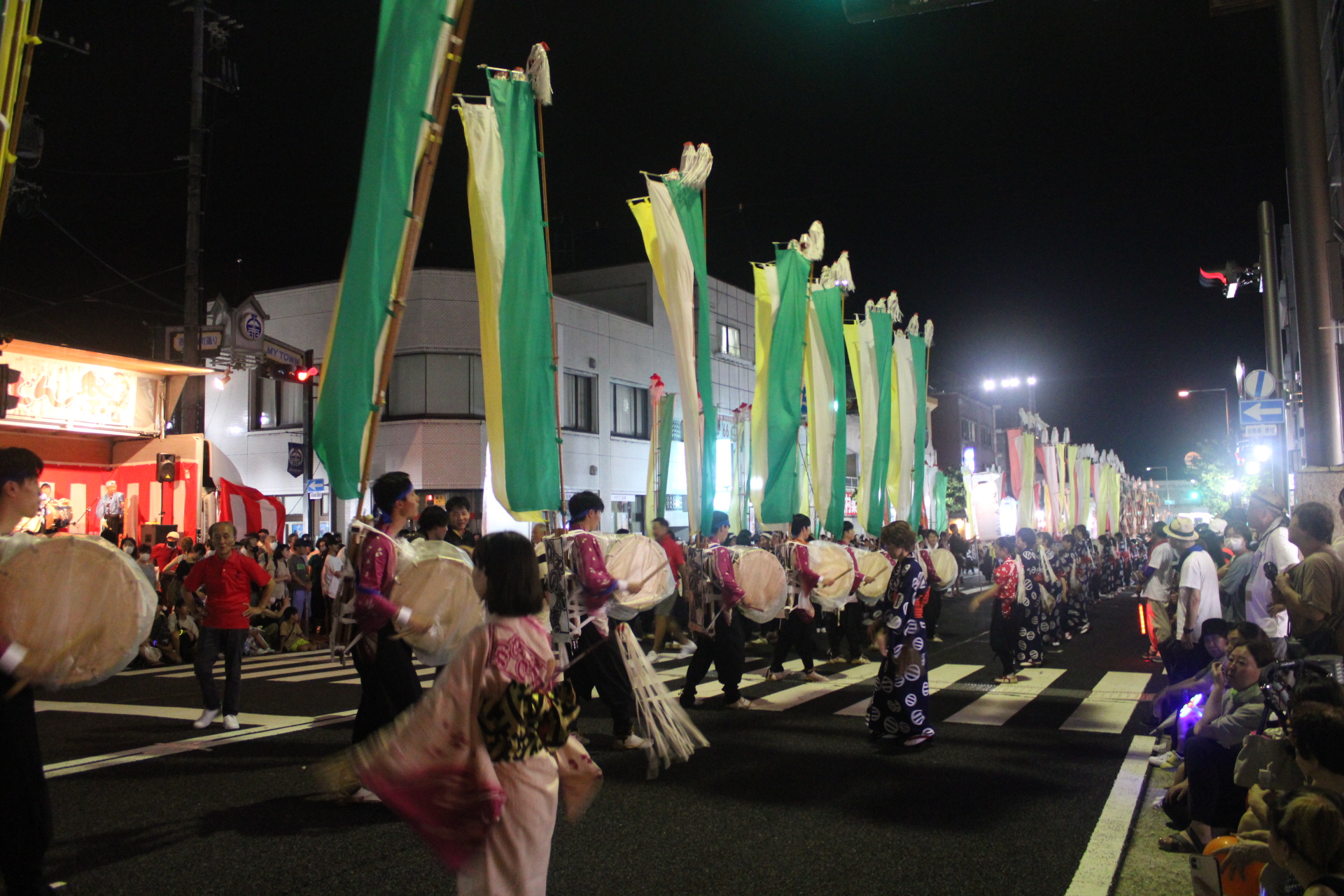 20230813おいでん祭風流踊り様子