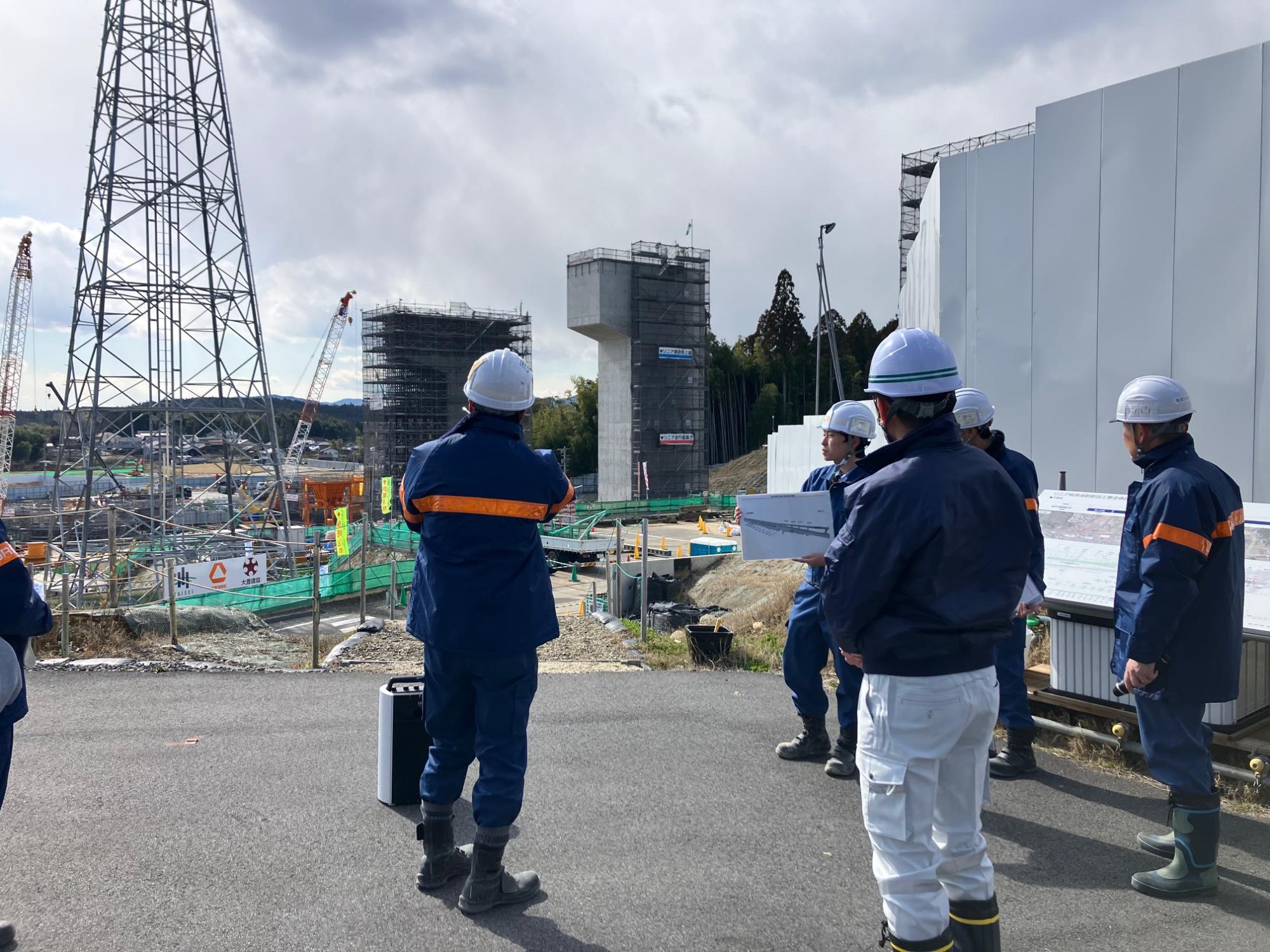 20240321リニア岐阜県駅工事現場視察