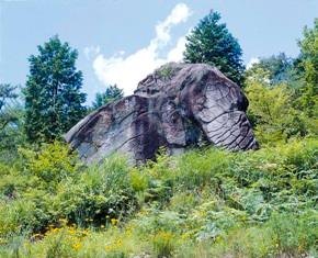 象岩の全景画像