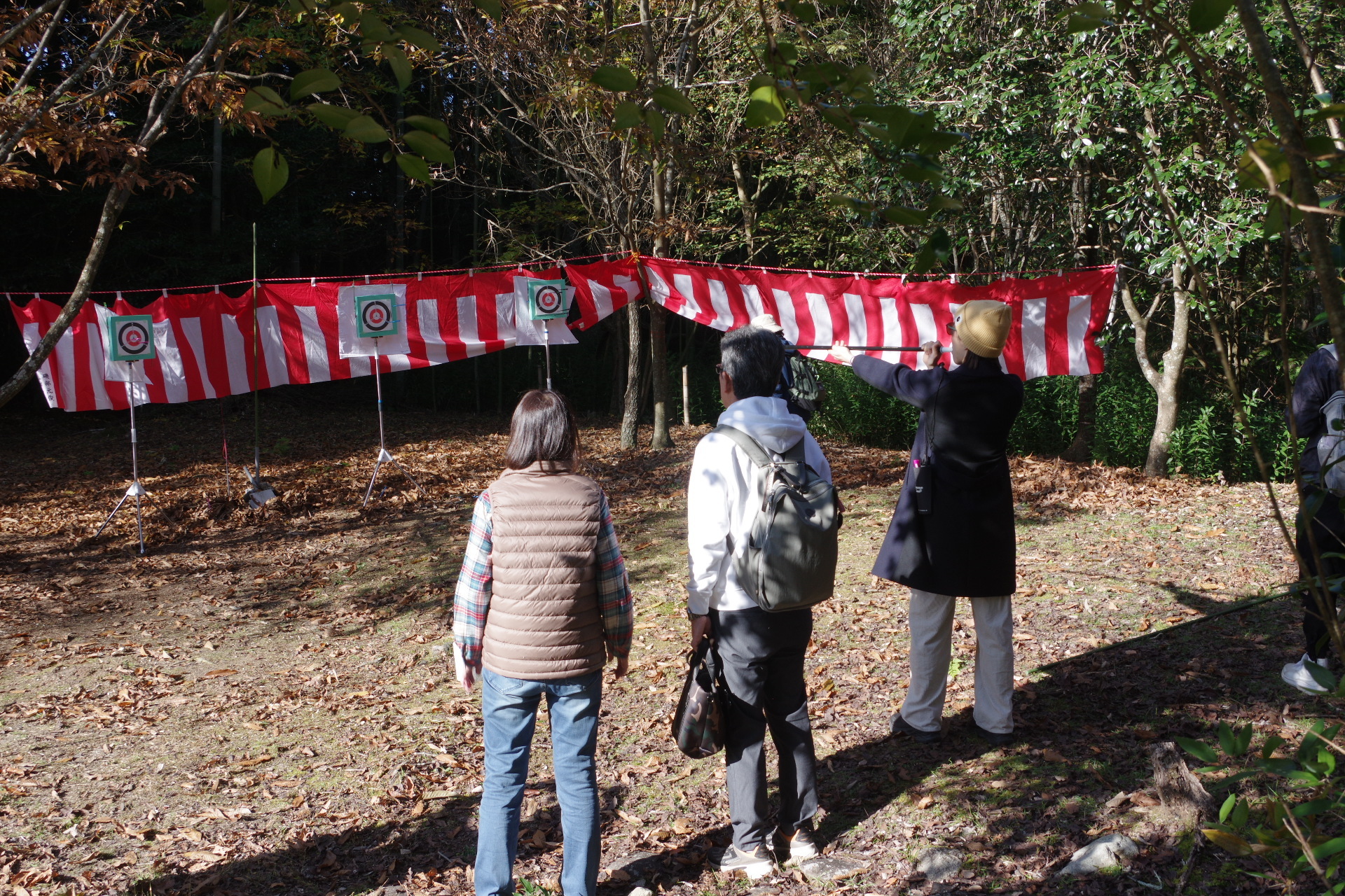 吹き矢の実演・体験