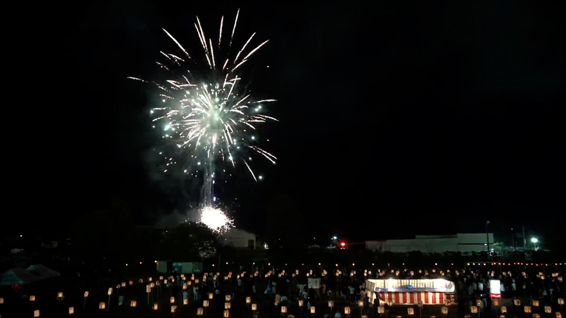 あんどん祭り花火