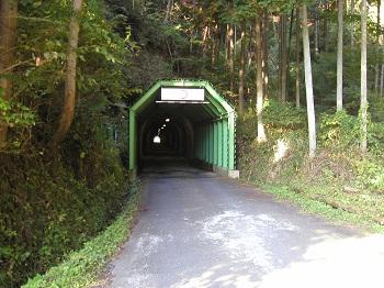 トンネルの入り口から見た画像