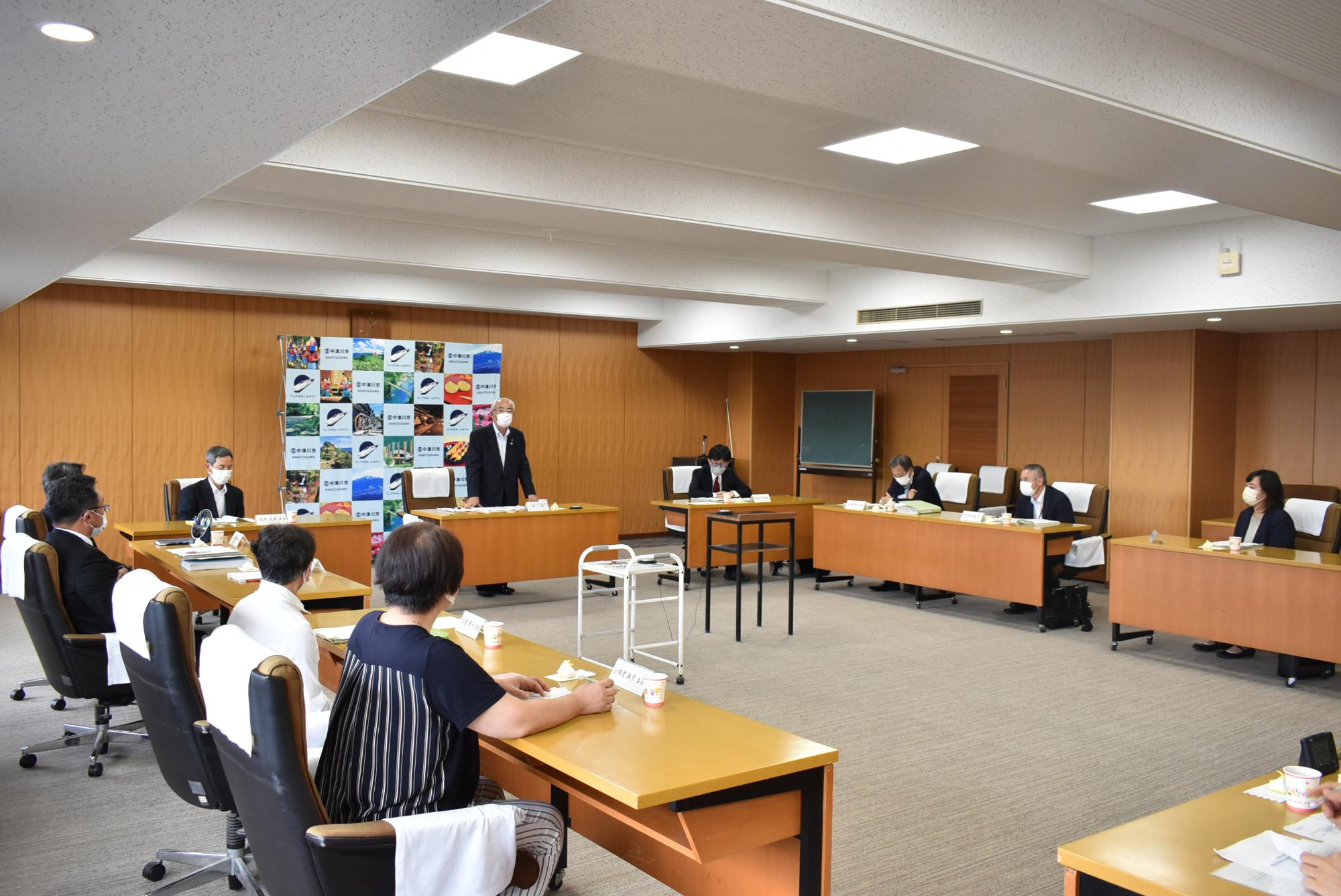 総合計画推進委員会の会場の様子