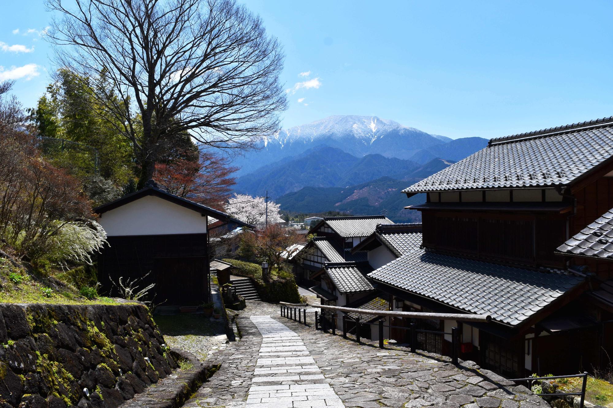 旧中山道馬籠宿内