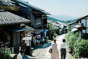 馬籠宿の風景