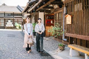 中津川宿の風景