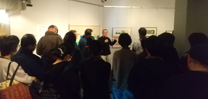 先日のギャラリートークの様子