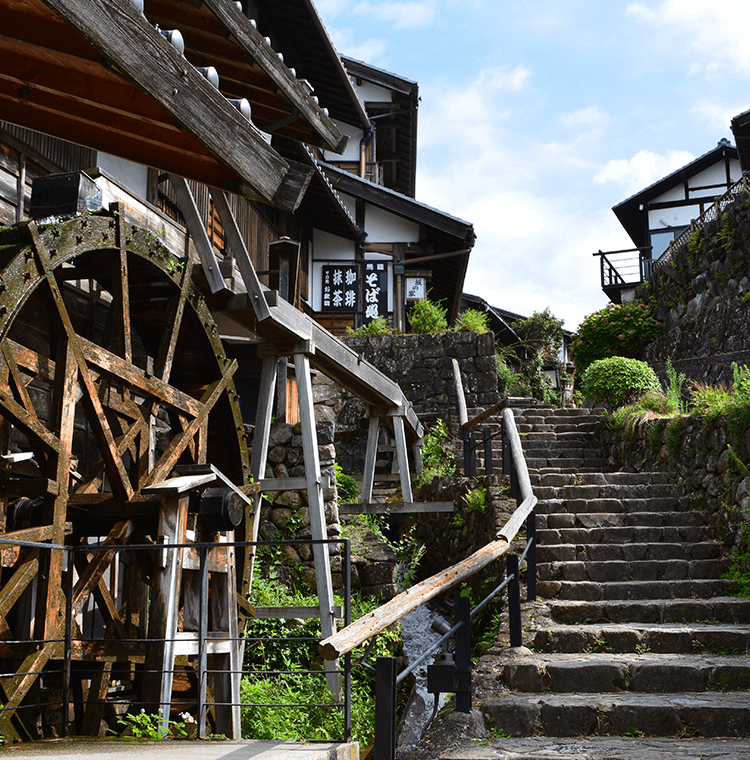 中津川市の風景