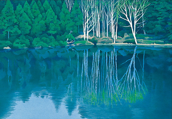 静けき朝（東山魁夷）