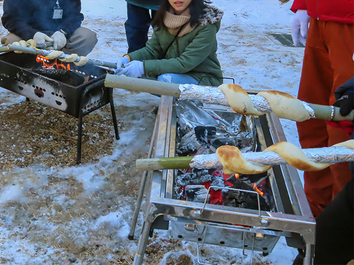 ねじねじパン焼き（こんもり山プロジェクト2025第4回）