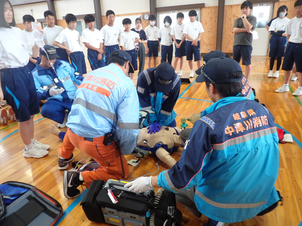 連携訓練の様子