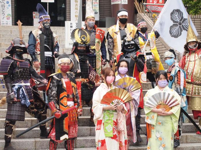 土岐高山戦国武将隊のみなさん