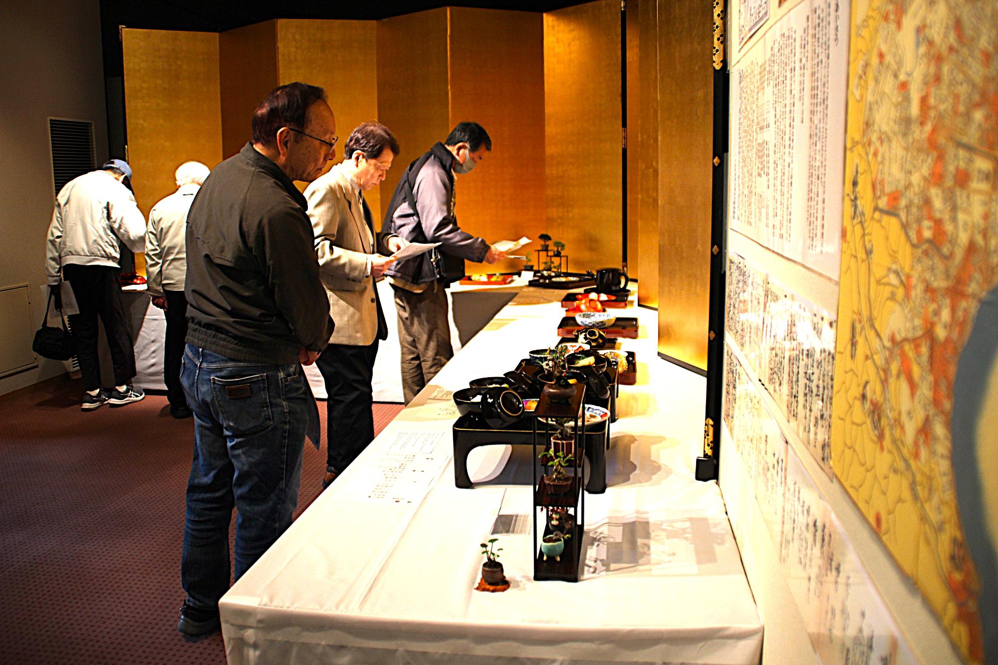 復元料理説明中