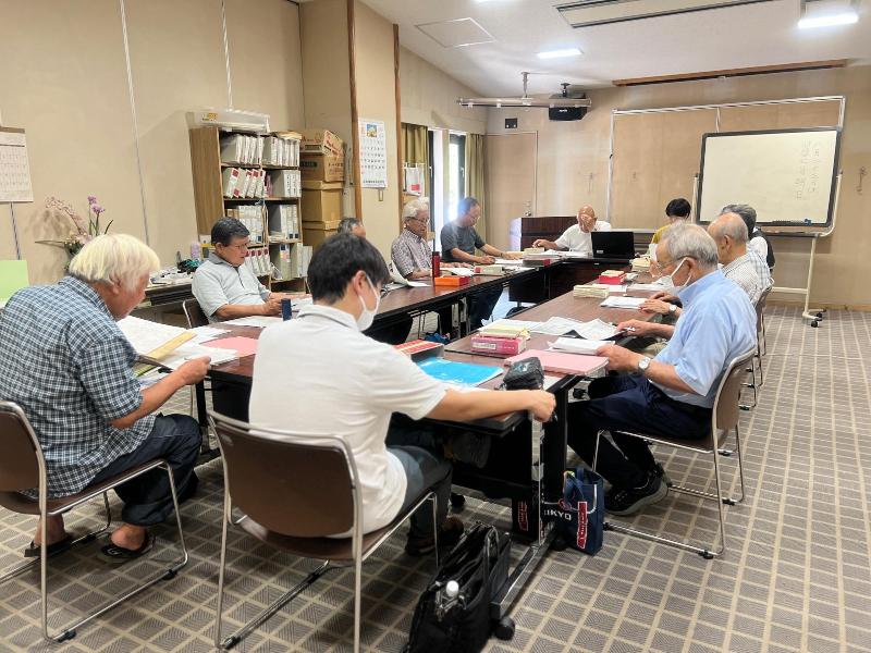 古文書教室での様子