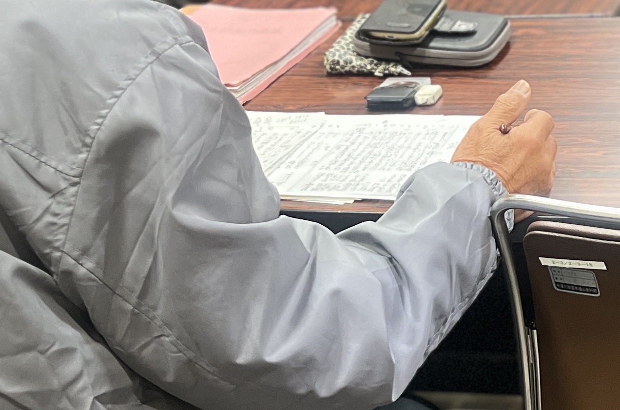 古文書教室での様子